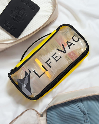 LifeVac Yellow Travel Kit 2 Pack - Portable Suction Rescue Device, First Aid Kit for Kids and