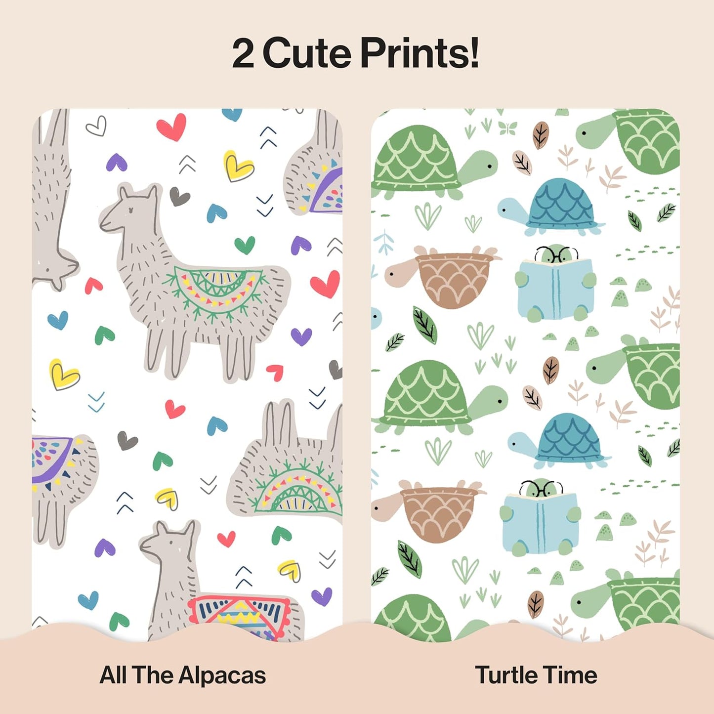 The Honest Company Comfort Dry Disposable Diapers for Sensitive Skin, Hypoallergenic, All The Alpacas + Turtle