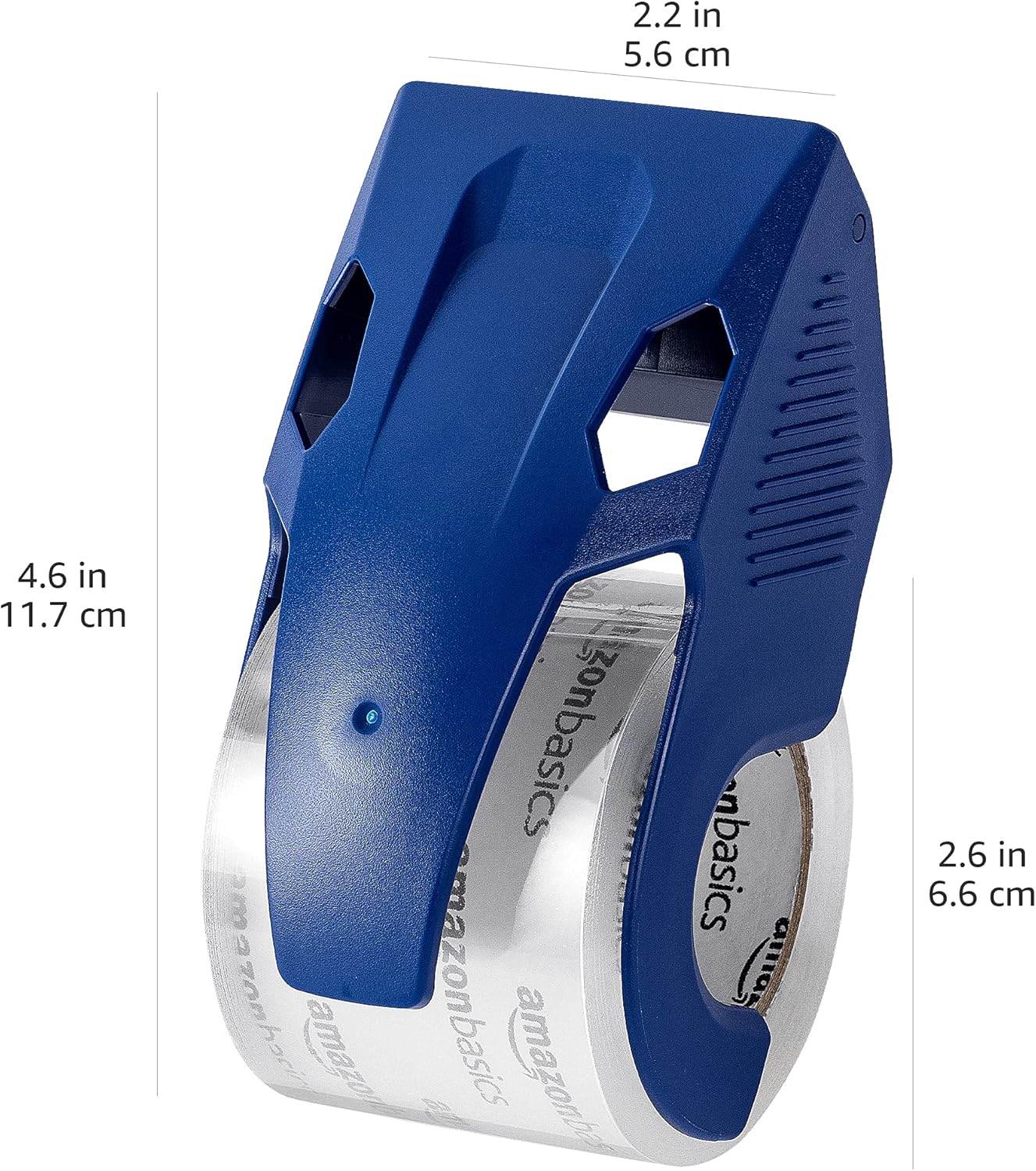 Amazon Basics Heavy Duty Packaging Tape with Dispenser for Shipping, Sealing Boxes, Moving and Storing, 1.88" x 22.2 yds