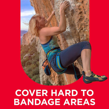 Band-Aid Brand Flexible Fabric Sterile Adhesive Bandages, Comfortable Cushioned Wound Care & Protection for Minor Cuts, Scrapes & Burns, First