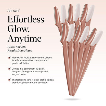 Kitsch Dermaplane Razor for Women Face Face Razors for Women &