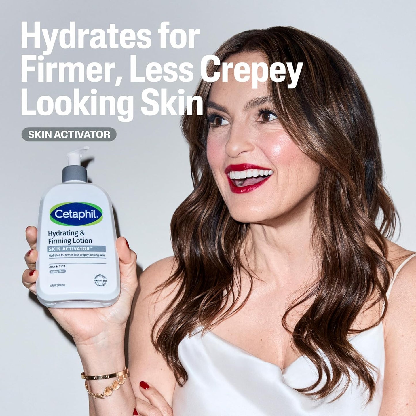 Cetaphil Skin Activator Hydrating & Firming Body Lotion 16oz, Mandelic Acid (AHA) and Centella Asiatica (CICA) Body