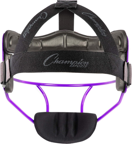 Champion Sports Steel Softball Face Mask Durable Fielders Mask for Youth & Adults, Multiple Colors for Practice & Games