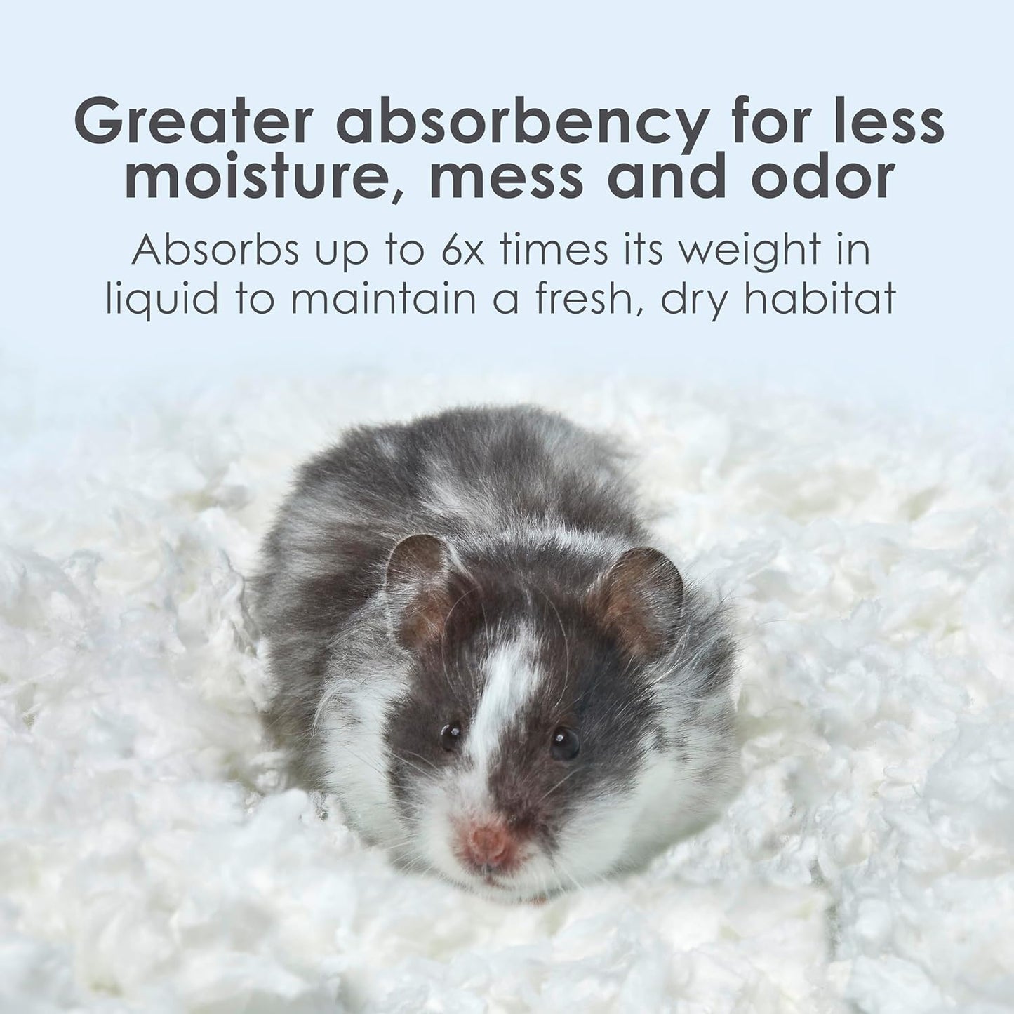 Kaytee Clean & Cozy White Paper Bedding, Made for Small Animals, 49.2 Liters