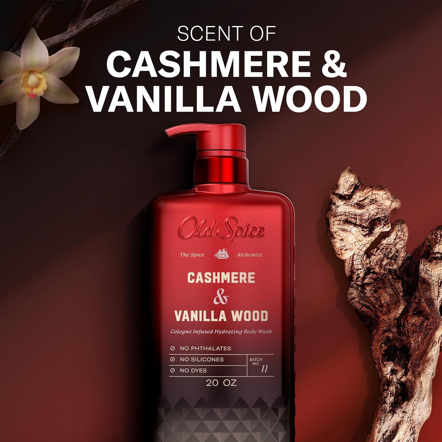 Old Spice Body Wash for Men, The Spice Alchemist Collection, 24/7 Cologne Infused Hydration, No Trade Off