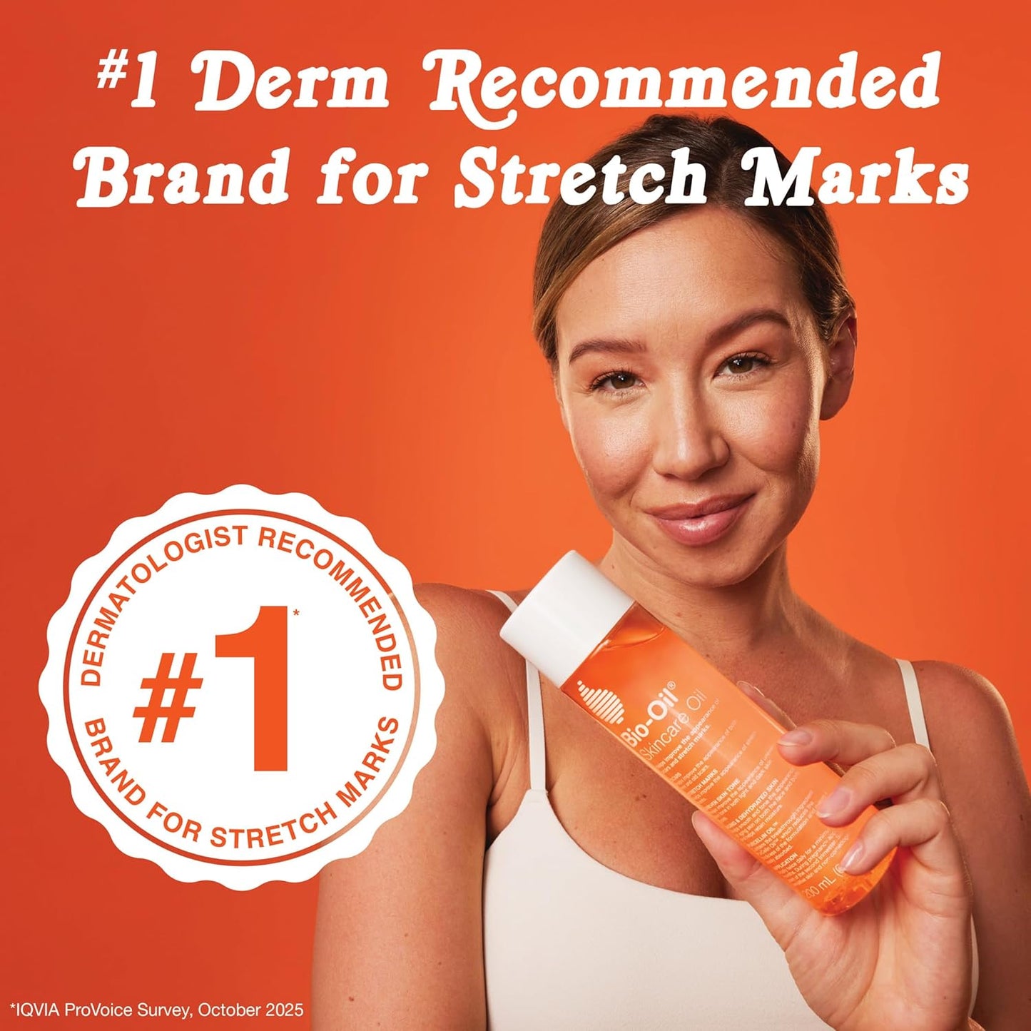 Bio-Oil Skincare Body Oil Serum, Face and Body Moisturizer with Vitamin E & A, for Scars, Stretch Marks, Sensitive Skin, All Skin