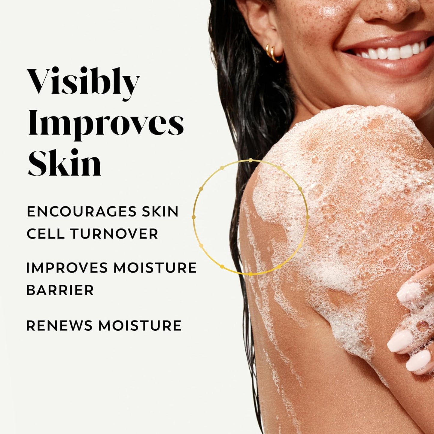 Olay Body Wash for Women, Intensely Hydrating, Hyaluronic Acid Serum Complex, Renews Moisture, Free of Parabens &