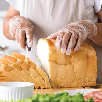 ForPro Disposable Vinyl Gloves, Clear, Industrial Grade, Powder-Free, Latex-Free, Non-Sterile, Food Safe, 2.75 Mil. Palm, 3.9 Mil. Fingers