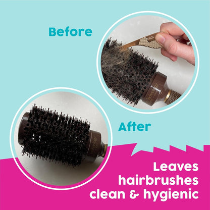 Pikk-it Vacuum Hair Brush Cleaner Tool Removes Tangled Hair from Vacuums & Hairbrushes, Pet & Human Hair Removal Comb