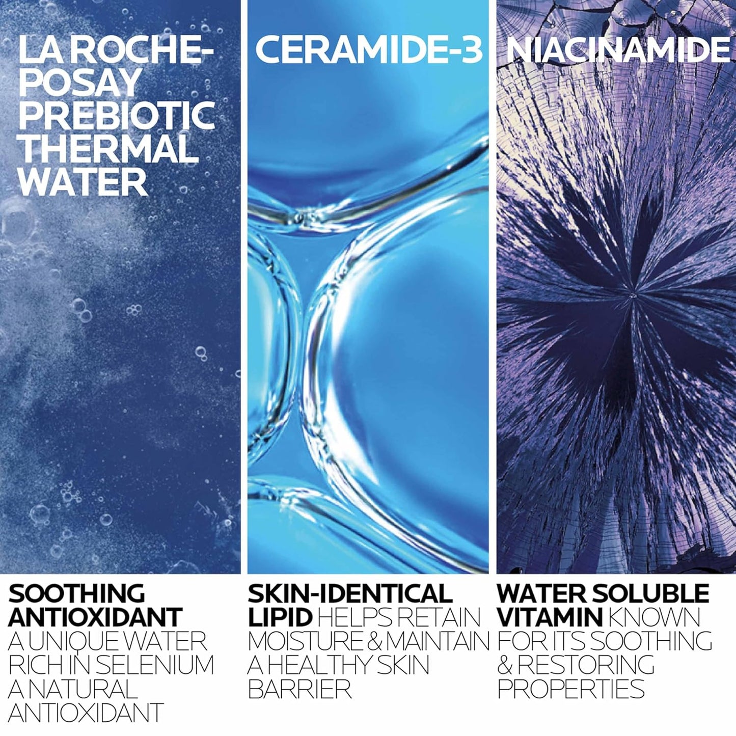 La Roche-Posay Toleriane Hydrating Gentle Face Cleanser, Hydrating Facial Cleanser With Niacinamide +