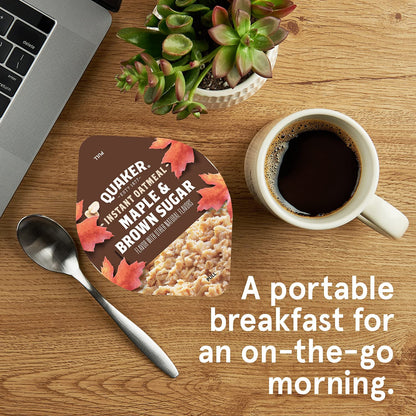 Quaker Instant Oatmeal Express Cups, 4 Flavor Variety Pack, 1.76 Ounce (2)