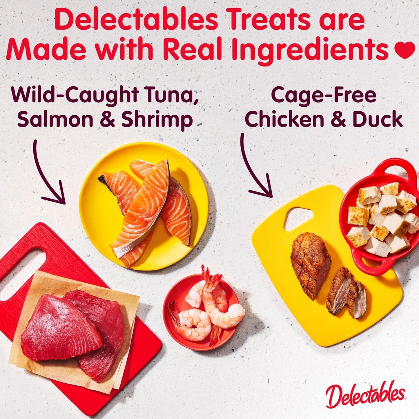 Delectables Squeeze Up Variety Pack, Creamy Squeezable Puree, Lickable Wet Cat Treats, Grain Free, No Added Fillers, No