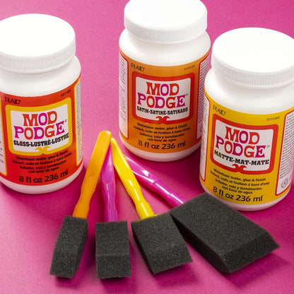 Mod Podge Gloss Sealer, Glue & Finish: All-in-One Craft Solution- Quick Dry, Easy Clean, for Wood