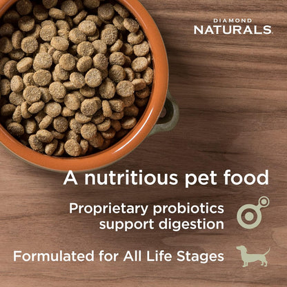 Diamond Naturals Skin & Coat Real Salmon and Potato Recipe Dry Dog Food with Quality Protein, Omega Fatty