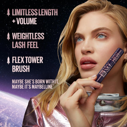 Maybelline Lash Sensational Sky High Washable Mascara Makeup, Volumizing, Lengthening, Defining, Curling, Multiplying, Buildable