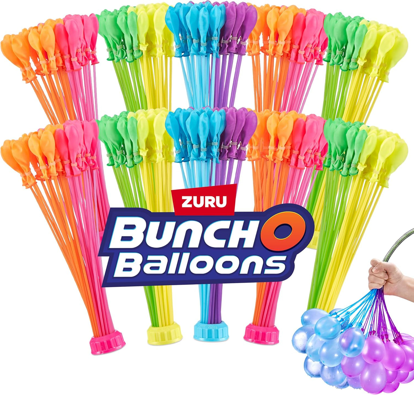 Original Bunch O Balloons Tropical Party 330+ Rapid-Filling Self-Sealing Water Balloons (Amazon Exclusive 10 count) by ZURU Water Balloon for the