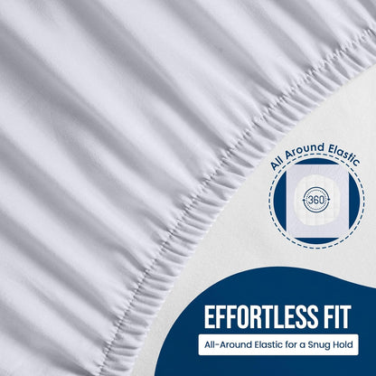 Twin Size Mattress Protector Waterproof, Premium 200 GSM Terry Mattress Cover, Soft & Breathable Bed