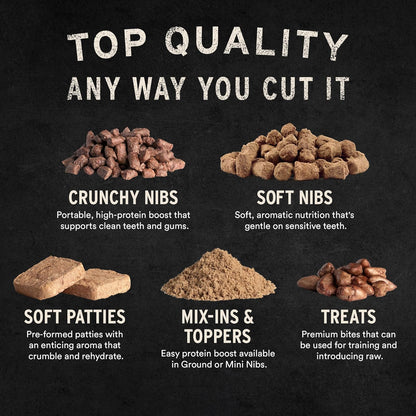Vital Essentials Freeze Dried Dog Treats, Beef Liver, Single Ingredient, Premium Quality, Grain Free Training Treats for Dogs, 2.1 oz Bag