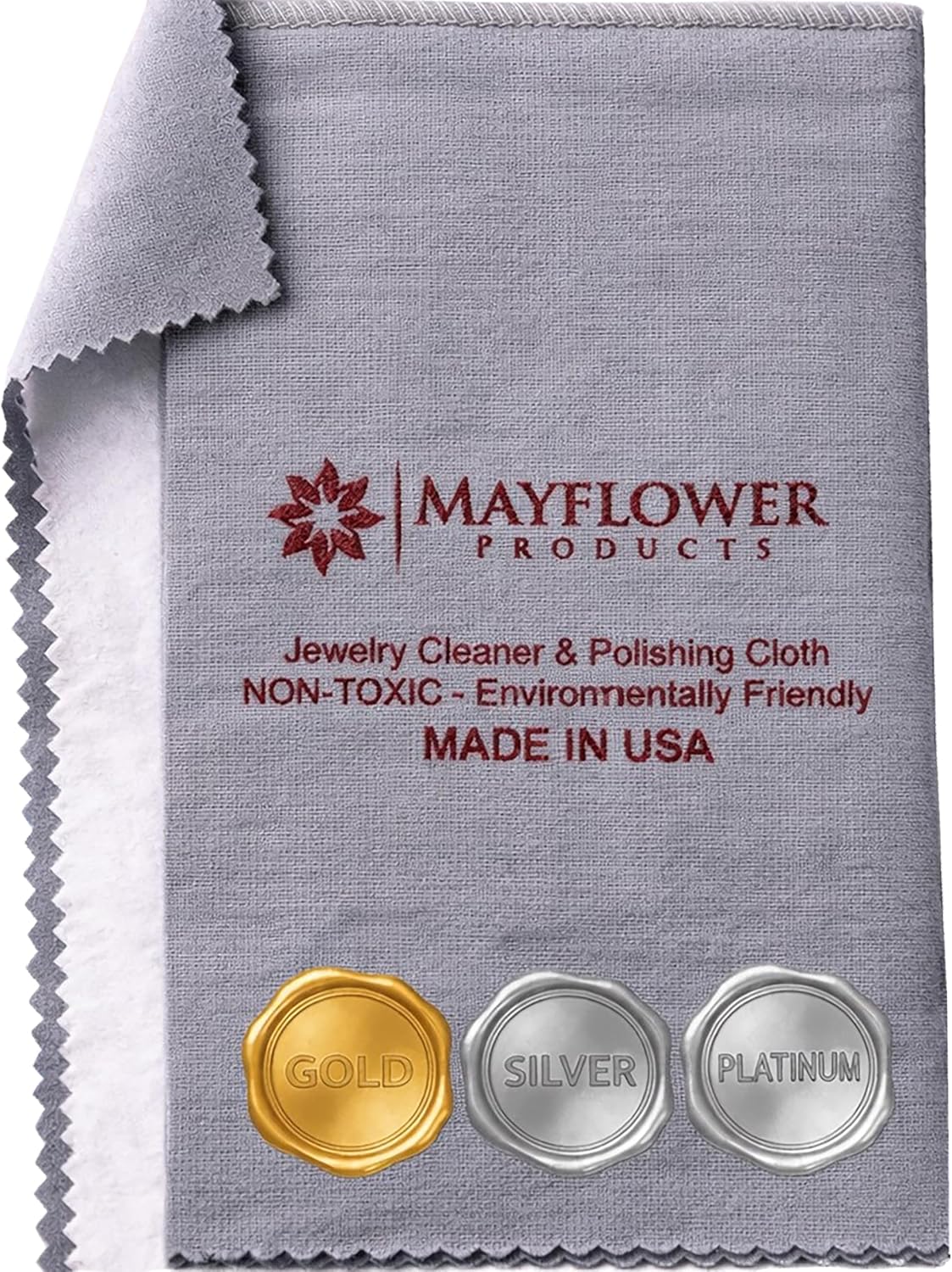 Pro Size Polishing Cleaning Cloth Made in USA for Gold