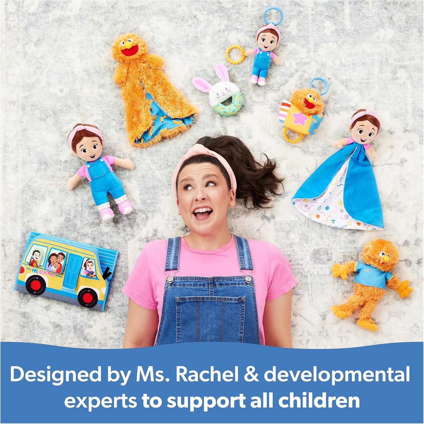 Ms. Rachel Official Speak & Sing Doll, 16 Tall Interactive Toy with 4 Songs & 16+ Phrases, Toddler Toys for Girls & Boys Ages 6 Months to 3+ Years.
