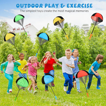 Parachute Toy for Kids, Outdoor Toys Flying Parachute Men, Inside & Outside Toys for or 3 4 5 6 7 8 9 10 11 12 Year