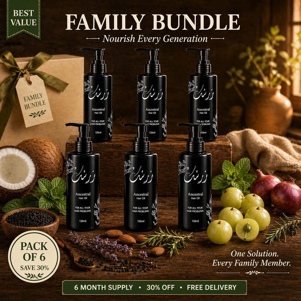 Family Bundle | Pack of 6